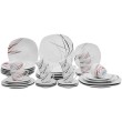 Aparelho de Jantar Quadrado de Porcelana 42 Peças - Blu Frankfurt
