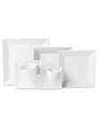 Foto Aparelho de Jantar Quadrado de Porcelana 42 Peças - Oxford Porcelanas Quartier White