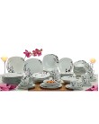 Foto Aparelho de Jantar Quadrado de Porcelana 73 Peças  -  Rojemac 60442