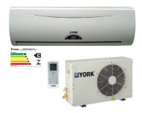 Ar Condicionado Split Hi Wall York 9.000 BTUs Controle Remoto Frio YJD / YJEA09FS-ADK