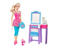 Boneca Barbie Quero Ser Artista Mattel