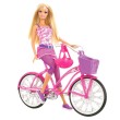 Boneca Barbie Real Bicicleta T2332 Mattel