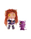 Foto Boneca Monster High Pelúcia Clawdeen Wolf e Crescent Mattel