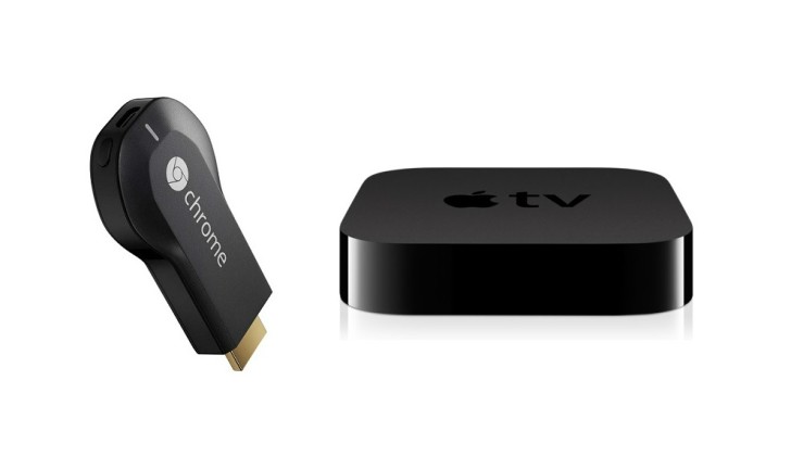 Chromecast ou Apple TV Chromecast ou Apple TV