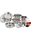 Foto Conjunto de Panelas Aço Inox 7 peça(s) Richwell BK7235
