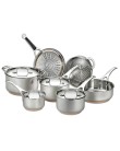 Foto Conjunto de Panelas Aço Inox 7 peça(s) T-Fal Jamie Oliver