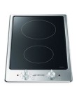 Cooktop Smeg 2 Bocas Inox PDX30CBR Foto Cooktop Smeg 2 Bocas Inox PDX30CBR