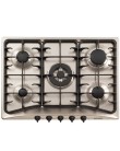 Foto Cooktop Tramontina Prime Penta 5 Bocas Acendimento Superautomático Inox 5GX Tri 70 Safestop