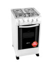 Foto Fogão de Piso Clarice 4 Bocas Acendimento Automático Grill Rainha Color 4