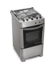 Foto Fogão de Piso Continental Innovazione Calore 4 Bocas Acendimento Automático Inox Calore