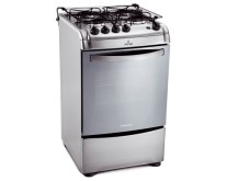 Fogão de Piso Electrolux Chef 4 Bocas Acendimento Automático Acabamento Inox 52SPX