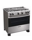 Foto Fogão de Piso Esmaltec 5 Bocas Acendimento Automático Inox Samoa