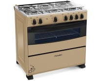 Fogão de Piso Esmaltec 6 Bocas Acendimento Automático Bali Cristal 6Q