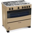 Fogão de Piso Esmaltec 6 Bocas Acendimento Automático Bali Cristal 6Q