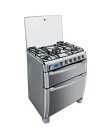 Fogão de Piso GE 5 Bocas Inox Profile Smart 5 Inox Foto Fogão de Piso GE 5 Bocas Inox Profile Smart 5 Inox