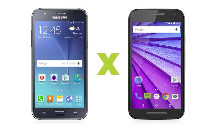 Galaxy J5 ou Moto G 3ª geração Galaxy J5 ou Moto G 3ª geração