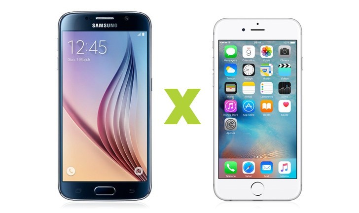 iPhone 6S ou Galaxy S6 iPhone 6S ou Galaxy S6