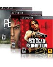 Foto Jogo Red Dead Redemption, Yakuza 3 e Pure Futbol Rockstar PlayStation 3