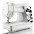 Máquina de Costura Doméstica 3 Pontinhos para lingerie Reta Ziguezaque Ziguezaque Overloque Decora JX 2080 - Elgin