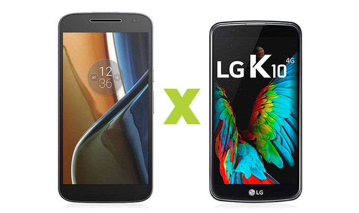 Moto G4 vs LG K10 Moto G4 vs LG K10