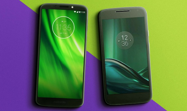 Moto G6 Play vs Moto G4 Play Moto G6 Play vs Moto G4 Play