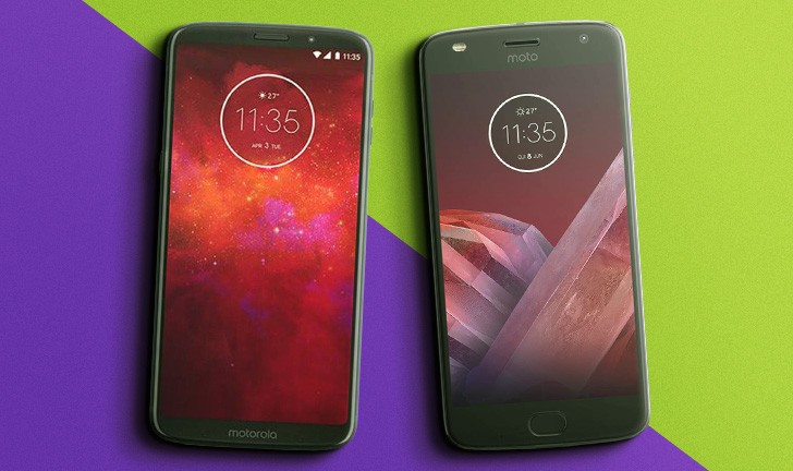 Moto Z2 Play vs Moto Z3 Play Moto Z2 Play vs Moto Z3 Play