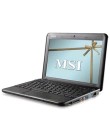 Foto Netbook MSI 10" U100X-254AR 2 GB 160 GB Intel Atom N270 Linux