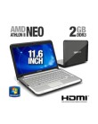 Foto Netbook Semp Toshiba 11,6" T215D-S1150BL 2 GB 320 GB AMD Athlon Neo MV-40 Windows 7 Home Premium