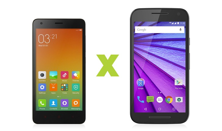 Redmi 2 vs Moto G 3ª Geração Redmi 2 vs Moto G 3ª Geração