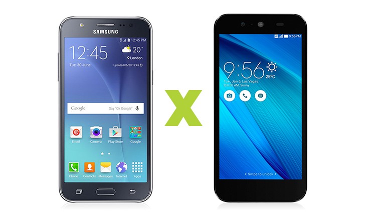 Samsung Galaxy J5 vs Asus Live Samsung Galaxy J5 vs Asus Live