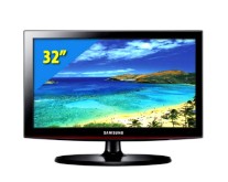 TV LCD 32" Samsung Série 4 Conversor Digital Integrado LN32D400