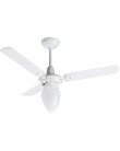 Foto Ventilador de Teto Loren Sid Pêra Branco 3 Pás 3 Velocidades