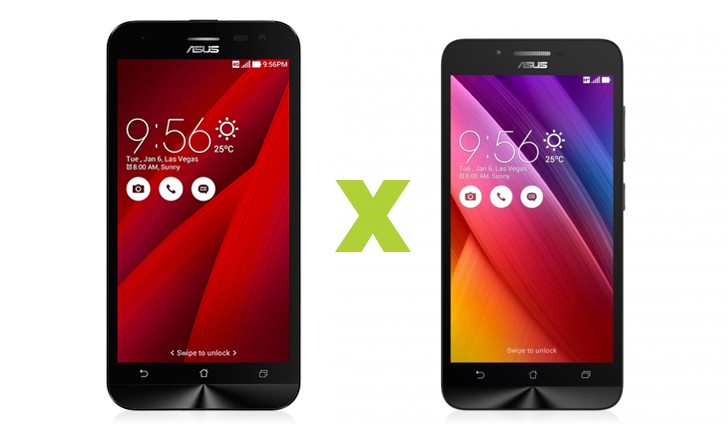 Zenfone 2 Laser vs Zenfone Go Zenfone 2 Laser vs Zenfone Go