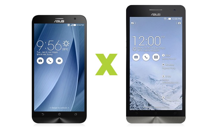 Zenfone 2 vs Zenfone 6 Zenfone 2 vs Zenfone 6
