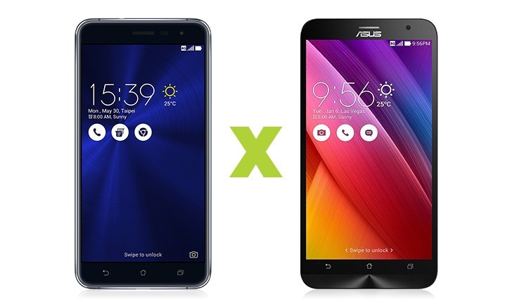 Zenfone 3 vs Zenfone 2 Zenfone 3 vs Zenfone 2