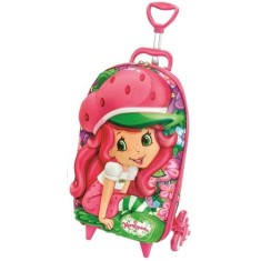 Mochila com Rodinhas Escolar Max Toy by Diplomata Moranguinho