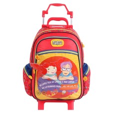 Mochila com Rodinhas Escolar Dermiwil Palavra Cantada G 60364
