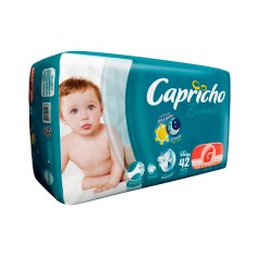Fralda Capricho Bummis Tamanho G Mega 42 Unidades Peso Indicado 10 - 13kg