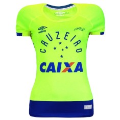 Camisa Goleiro feminina Cruzeiro 2016 com Número Umbro