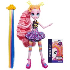 Boneca My Little Pony Equestria Girls Rainbow Rocks PinkPie Penteados de Arrasar Hasbro