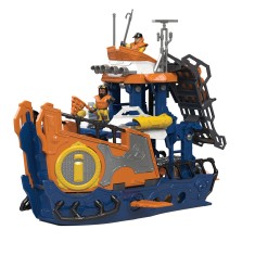Boneco Imaginext Navio Comando do Mar DFX93 - Fisher Price