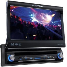 DVD Player Automotivo Pósitron Tela TouchScreen 7 " USB SP6110 AV
