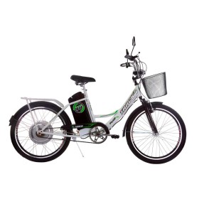 Bicicleta Elétrica Track & Bikes Aro 24 Suspensão Dianteira Freio V-Brake TKX City Plus