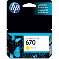 Cartucho Amarelo HP 670 CZ116AB