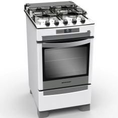 Fogão de Piso Brastemp Clean 4 Bocas Acendimento Automático BF050B