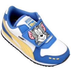 Tênis Puma Infantil (Menino) Casual Cabana Racer Tom & Jerry