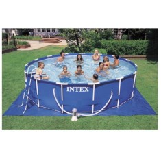 Piscina de Armação 14.614 l Polígono Intex 56948