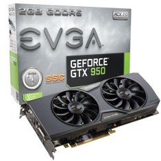 Placa de Video NVIDIA GeForce GTX 950 2 GB GDDR5 128 Bits EVGA 02G-P4-2957-KR