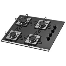 Cooktop Built 4 Bocas Acendimento Superautomático BLT 4Q PR S
