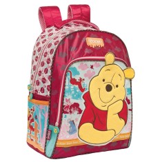Mochila Escolar Tilibra Pooh Luxo 145912